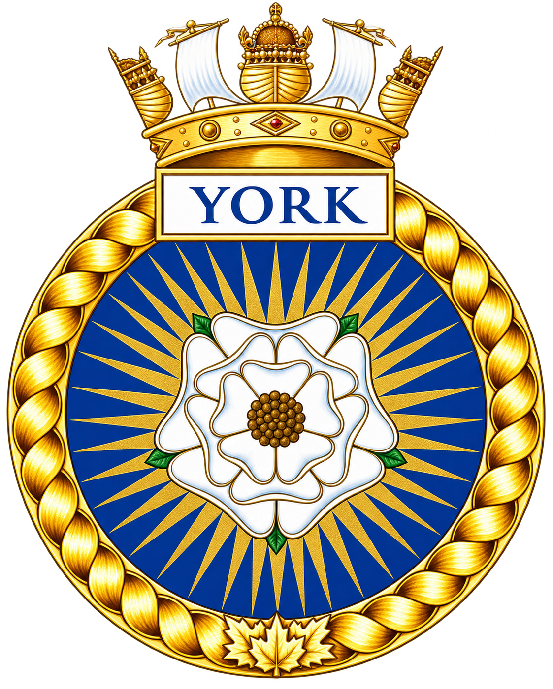 HMCS YORK crest
